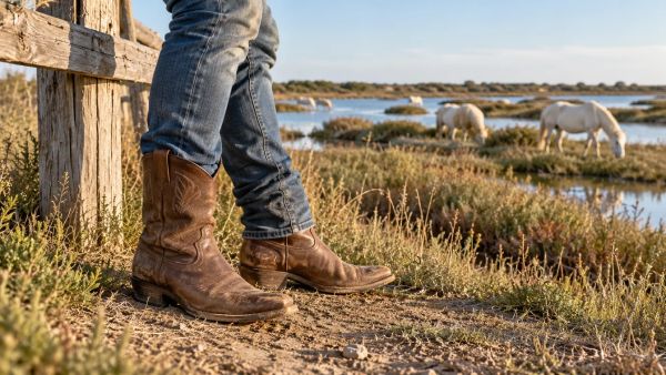Maîtriser le style cowboy avec des santiags en cuir